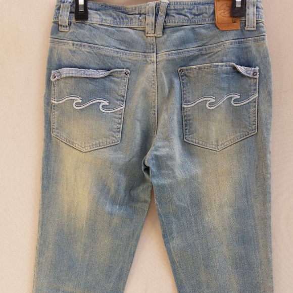 Billabong Light Blue Women's Boot Cut Jeans - Picture 3 of 3